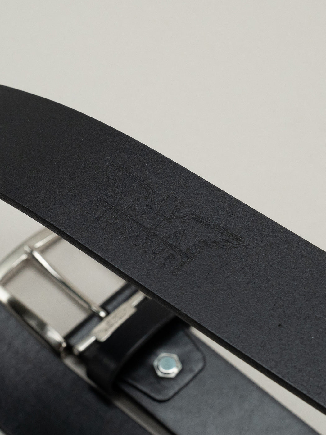 Italian Vachetta Belt - Black