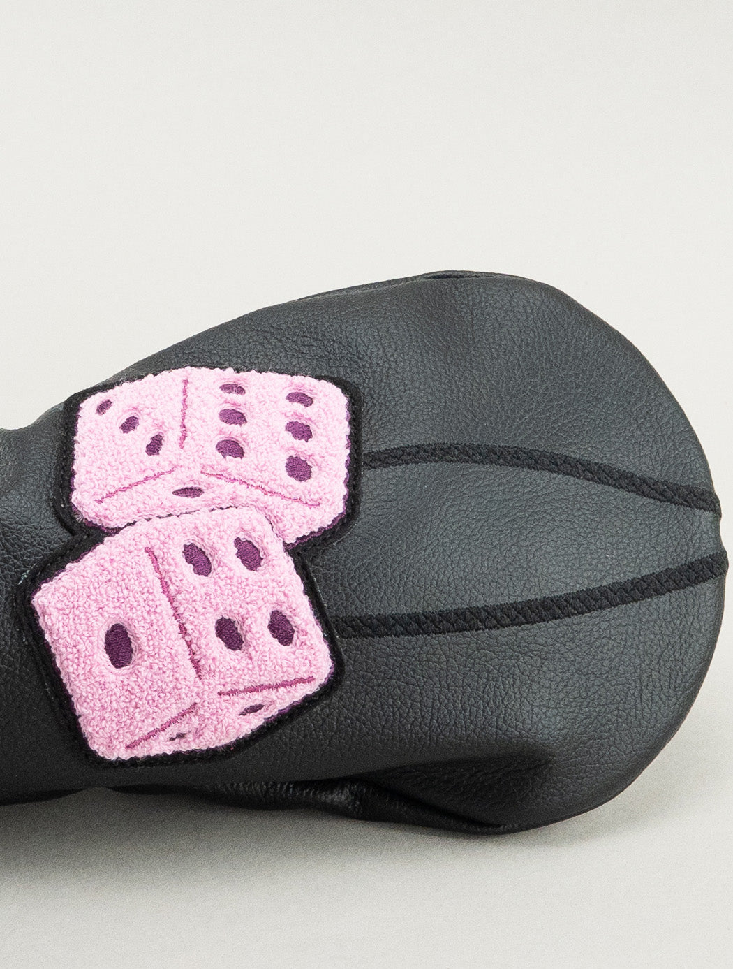 Lucky Pink Dice Driver Black