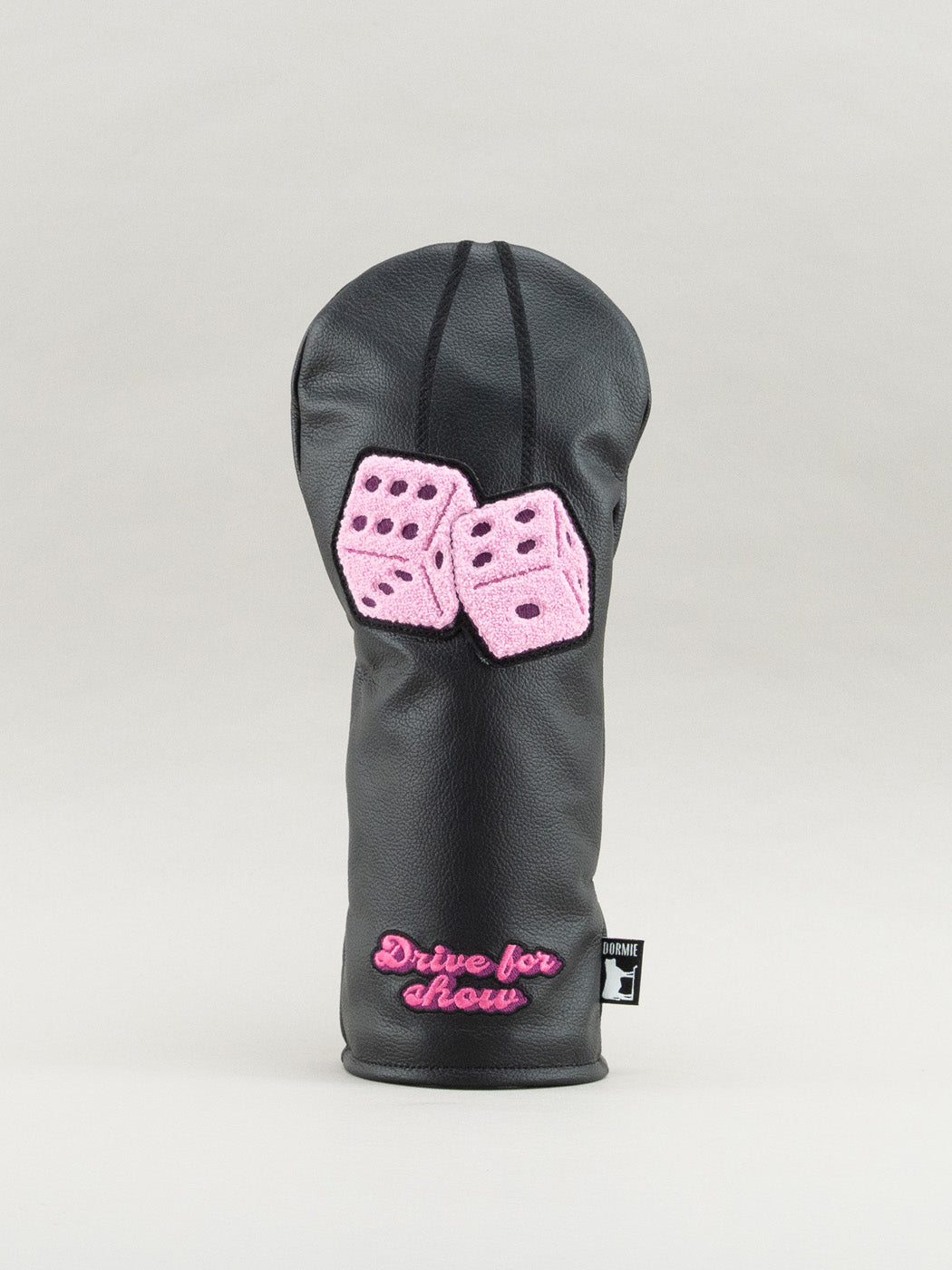 Lucky Pink Dice Driver Black