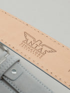Italian Classic Suede Belt - Light Grey