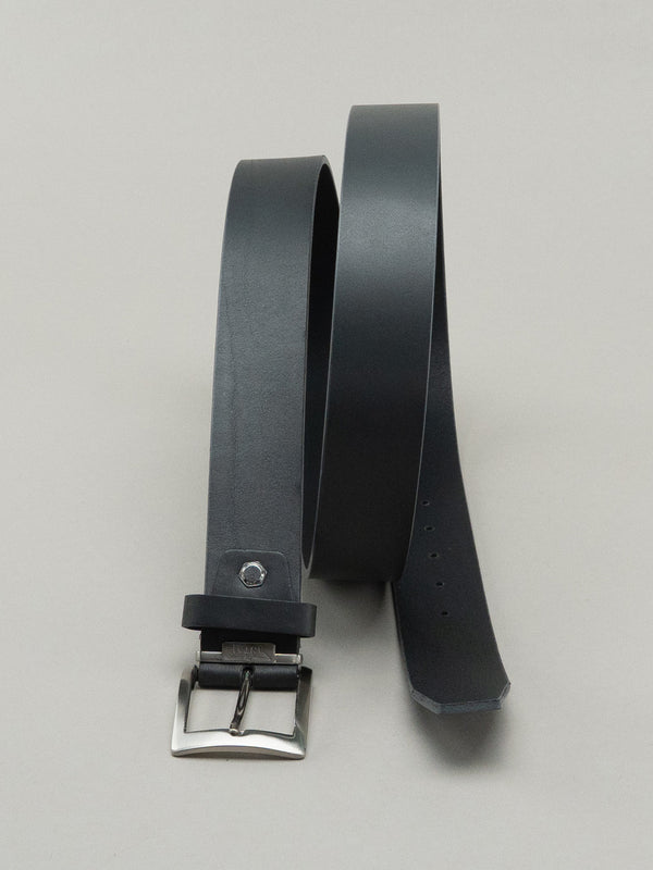 Italian Vachetta Belt - Grey