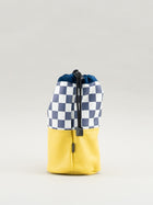 Checkered Dormie stashbag bag with yellow base
