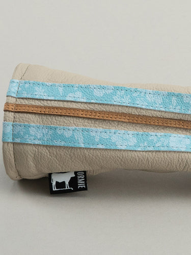 Leather Golf headcover resembling a surfboard